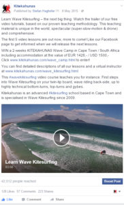 learn wave kitesurfing video production facebook